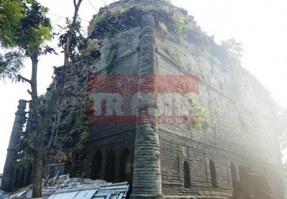 Rare slate-stone made Jagannath Temple left in negligence 